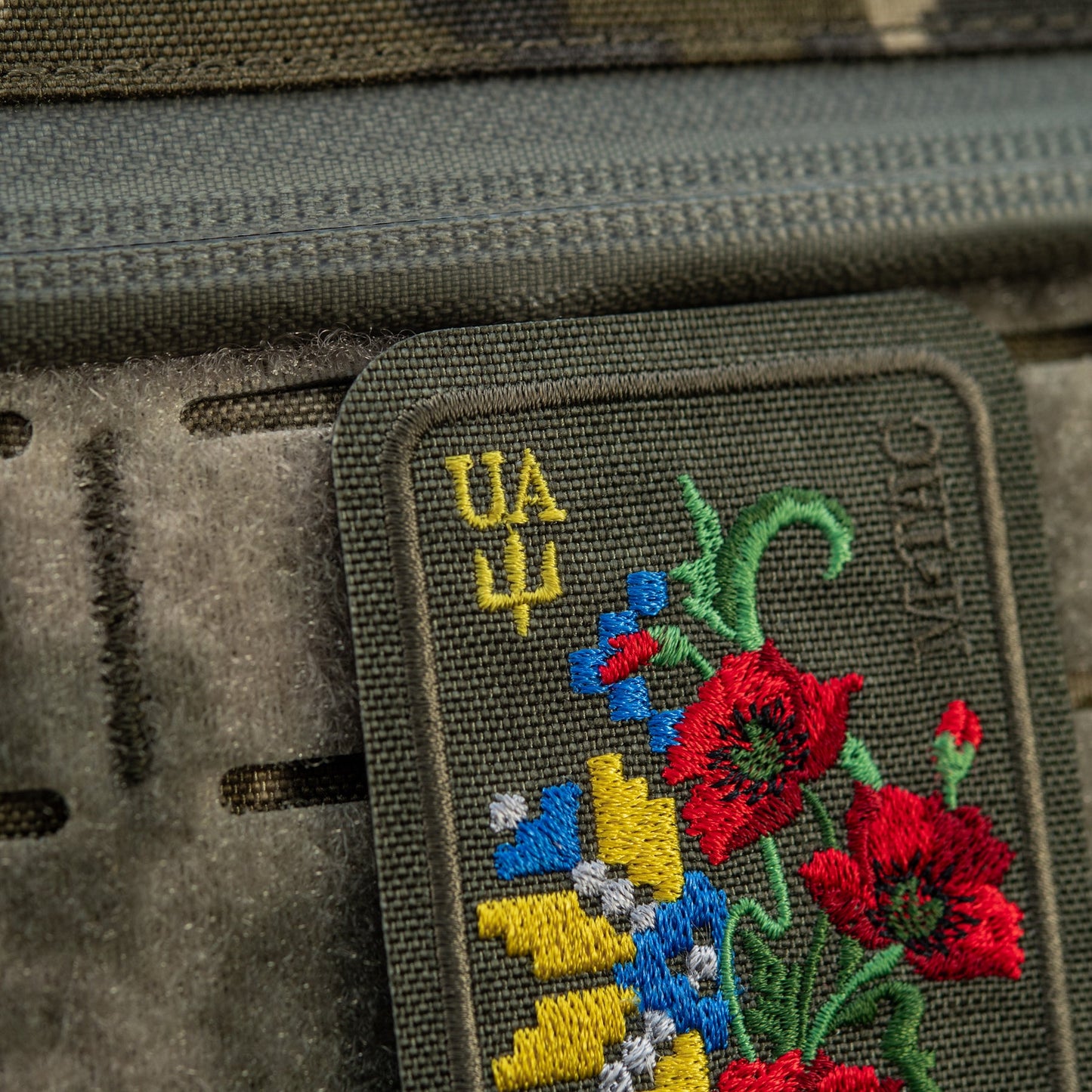 M-Tac Patch Ornament Poppy Embroidery