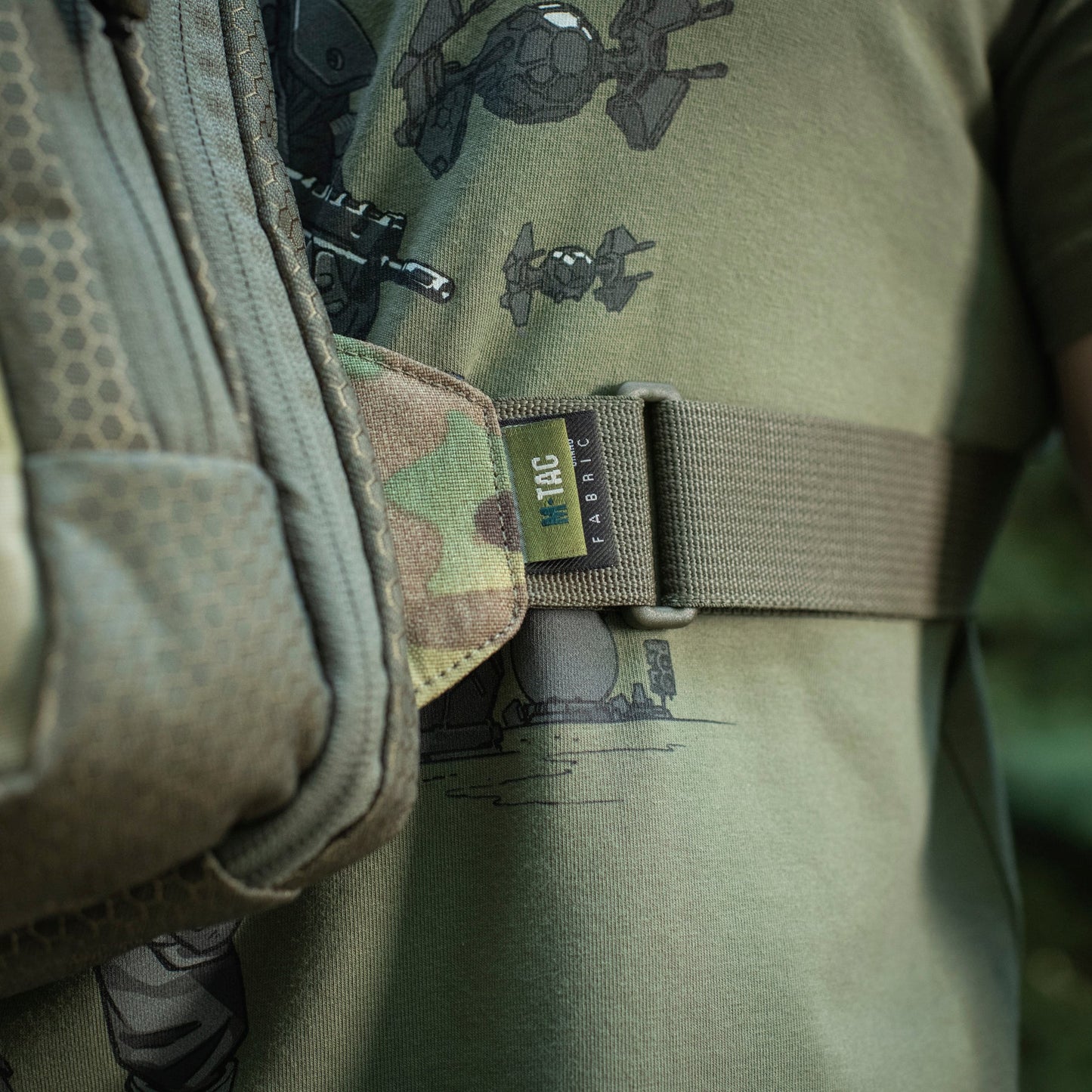 M-Tac Sling Pistol Bag with Loop Panel Elite