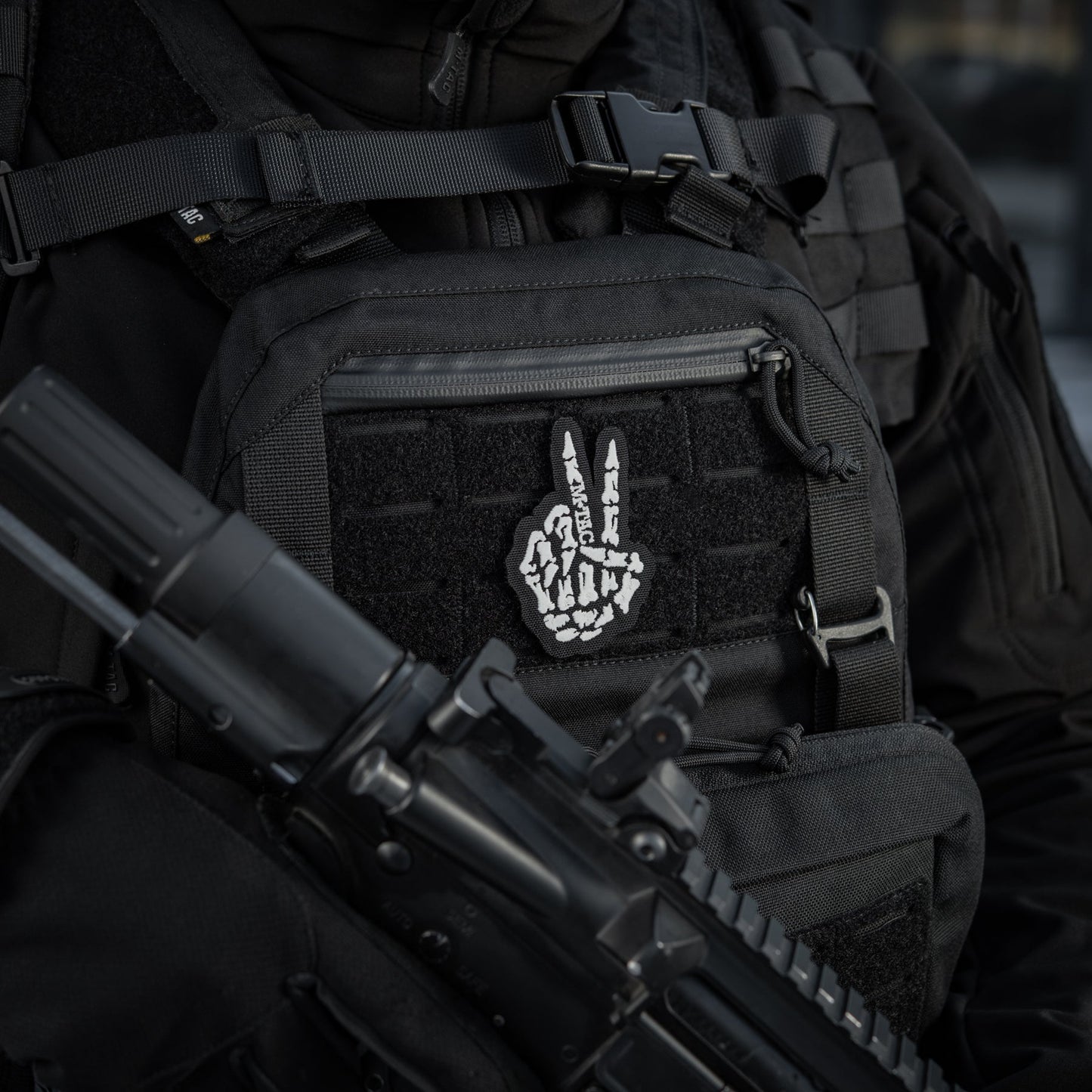 M-Tac GITD Patch Victory Hand (Embroidered)