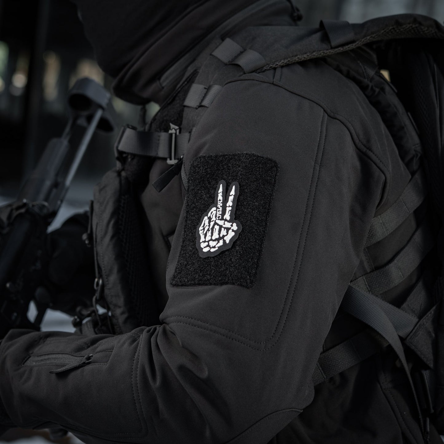 M-Tac GITD Patch Victory Hand (Embroidered)