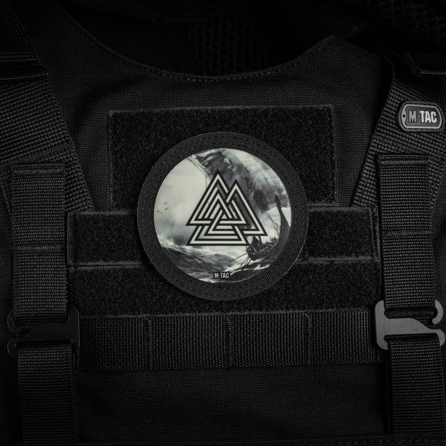 M-Tac Patch Walknut/Drakkar Round (3 inches)