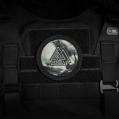 M-Tac Patch Walknut/Drakkar Round (3 inches)