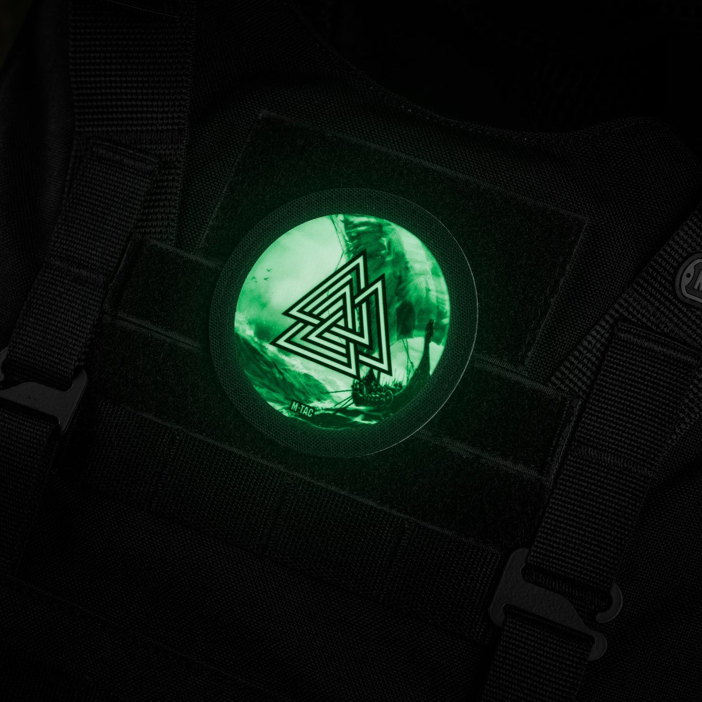 M-Tac Patch Walknut/Drakkar Round (3 inches)