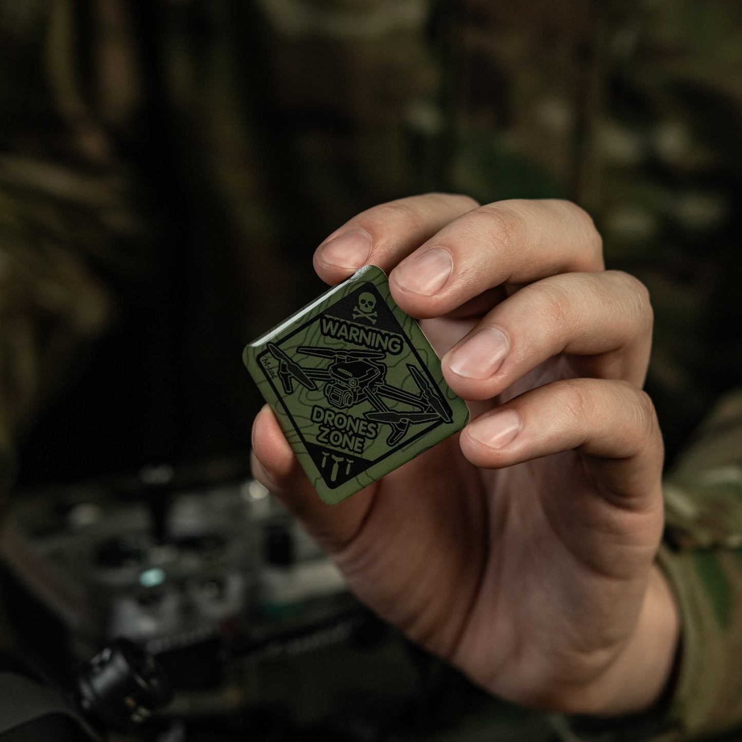 M-Tac Embossed Sticker Drones Zone