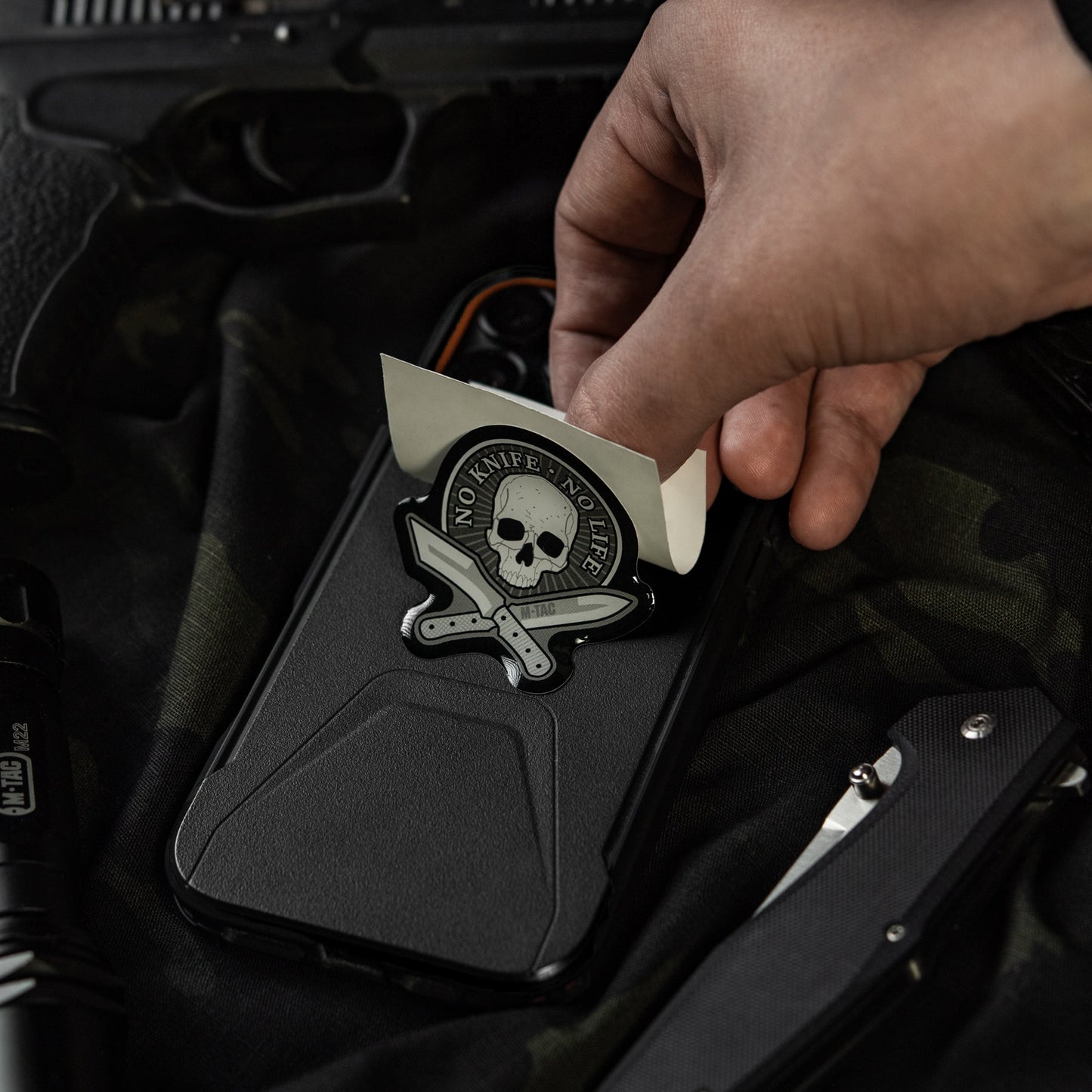 M-Tac Sticker No Knife No Life
