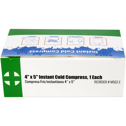 4" x 5" Instant Cold Compress, Boxed