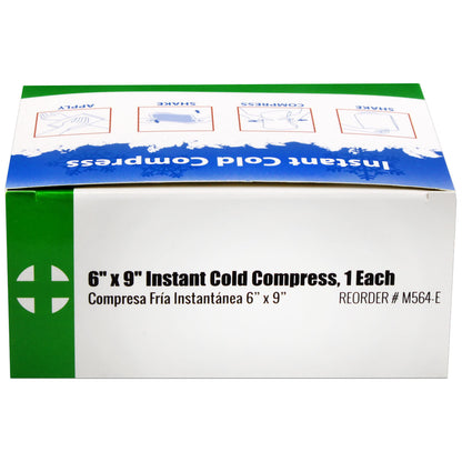 6" x 9" Instant Cold Compress, Boxed - 32 per case