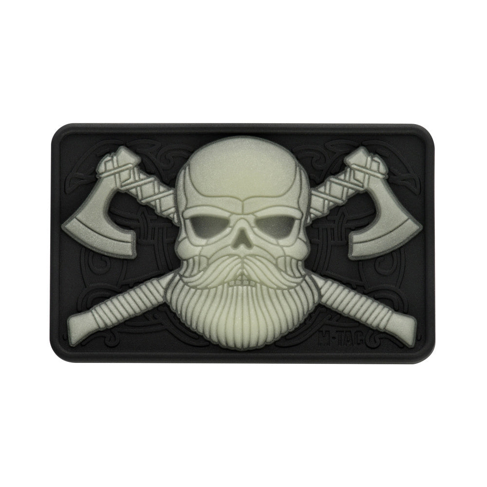 M-Tac Bearded Skull with Axes 3D PVC