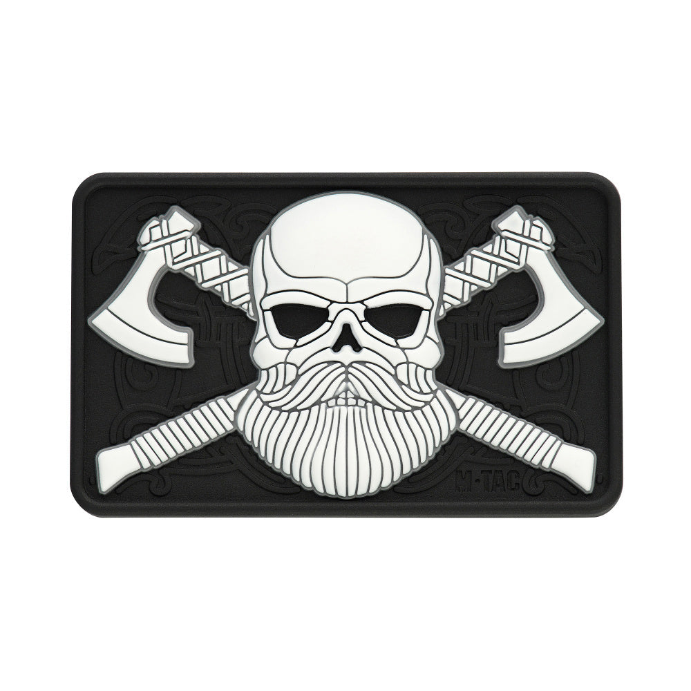 M-Tac Bearded Skull with Axes 3D PVC