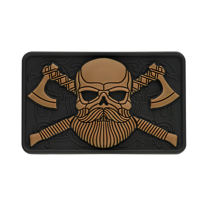 M-Tac Bearded Skull with Axes 3D PVC