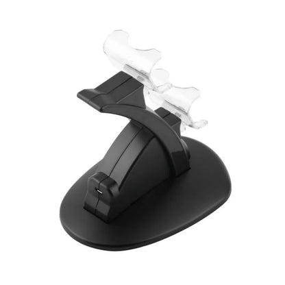 Dua USB Charging Socket Kit Charger Dock Stand Cradle For PS4 Console Controller Play Station Game Pad with USB Cable