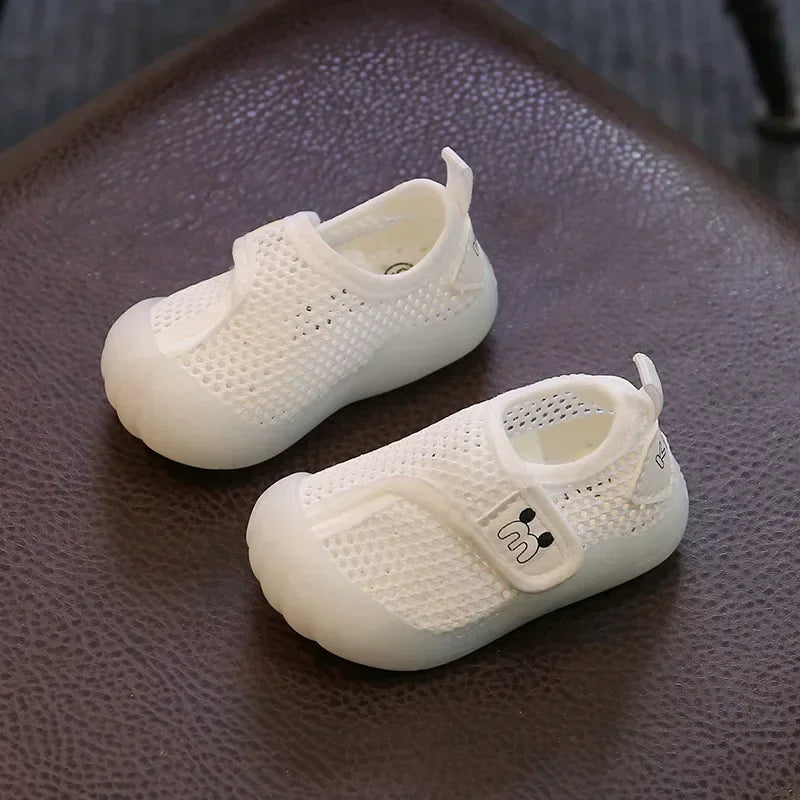 Baby Shoes Boys/Girls Toddler Shoe 2024 Summer New Boy Breathable Mesh Sports Shoe Girls Soft Sole Mesh Shoes Kids Shoes Tênis