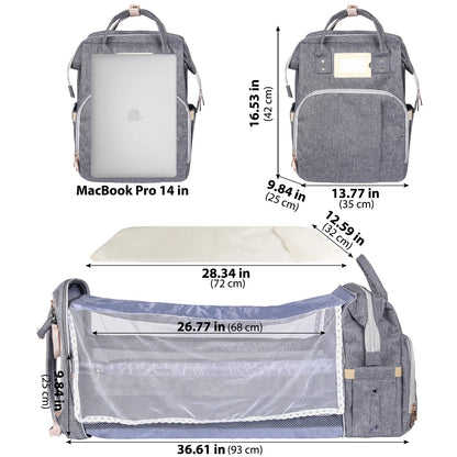 Large Multifunctional Mummy Backpack