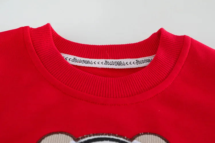 Baby Clothes Suit Autumn Boys Clothing Children Tracksuits Kid Cartoon bear Top Pants 2Pcs/Set 0-5years Casual Costume Kids Set
