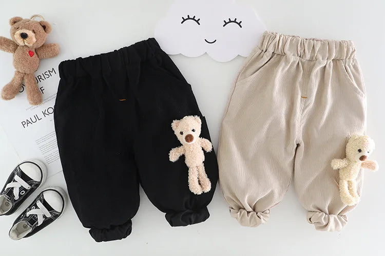Baby Clothes Suit Autumn Boys Clothing Children Tracksuits Kid Cartoon bear Top Pants 2Pcs/Set 0-5years Casual Costume Kids Set