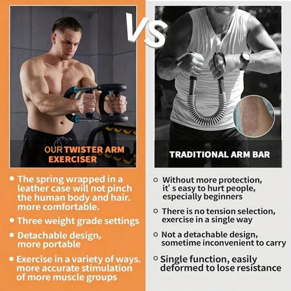 Adjustable High Quality Arm Exerciser Wrist Strength Trainer Home Chest Expander For Shoulder Arm and Chest Exercise