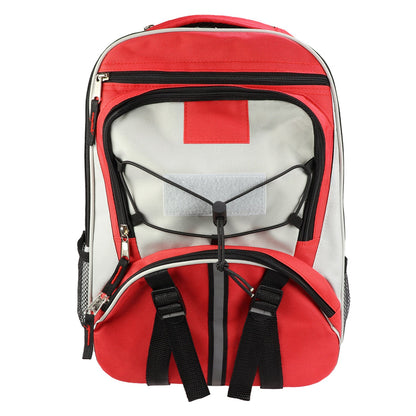 Elite Multi-pocket Hikers Backpack, Red
