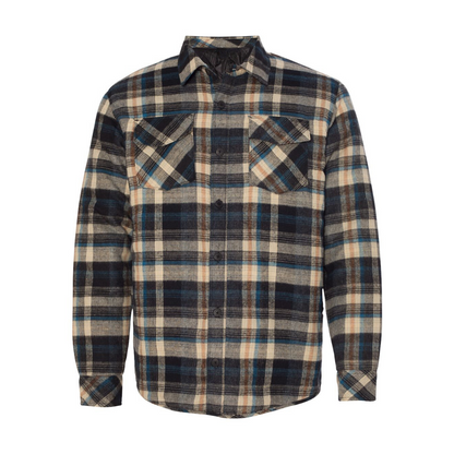 Quilted Flannel Shirt Jacket