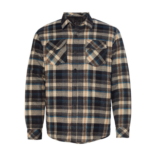 Quilted Flannel Shirt Jacket