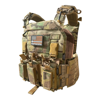 NIJ Certified LEVEL IV Crusader 2.0 Kit (2) 10x12 Front/Back Ceramic Plates + Crusader 2.0 Carrier
