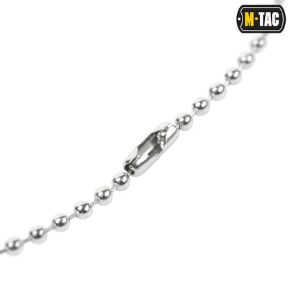 M-Tac Military Dog Tag with Rubber Silencer
