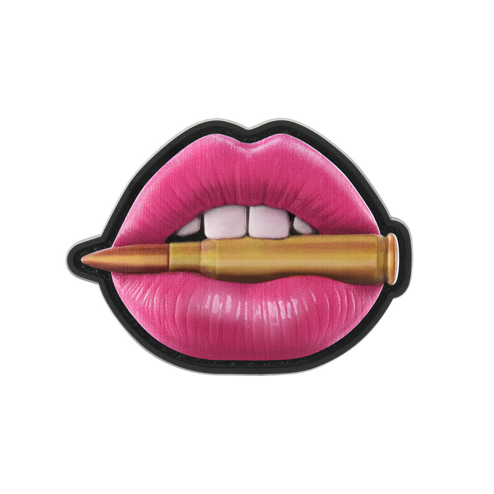 M-Tac Patch Pink Lips with Bullet PVC