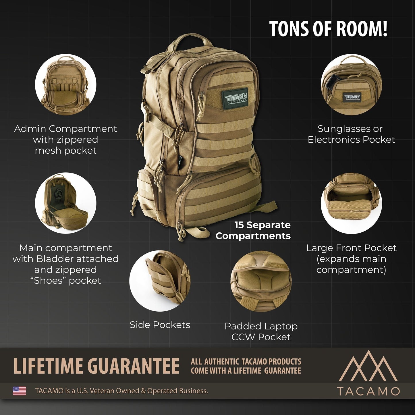 50L 72-Hour Tactical Backpack