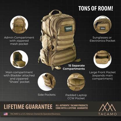 50L 72-Hour Tactical Backpack