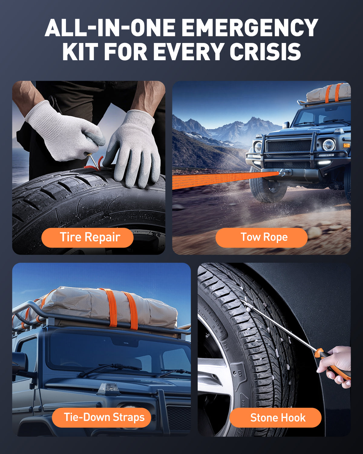 【New Arrivals】Buture Beta09 Jump Starter with Air Compressor丨8000A Powerful Start, 16-in-1 Roadside Kit