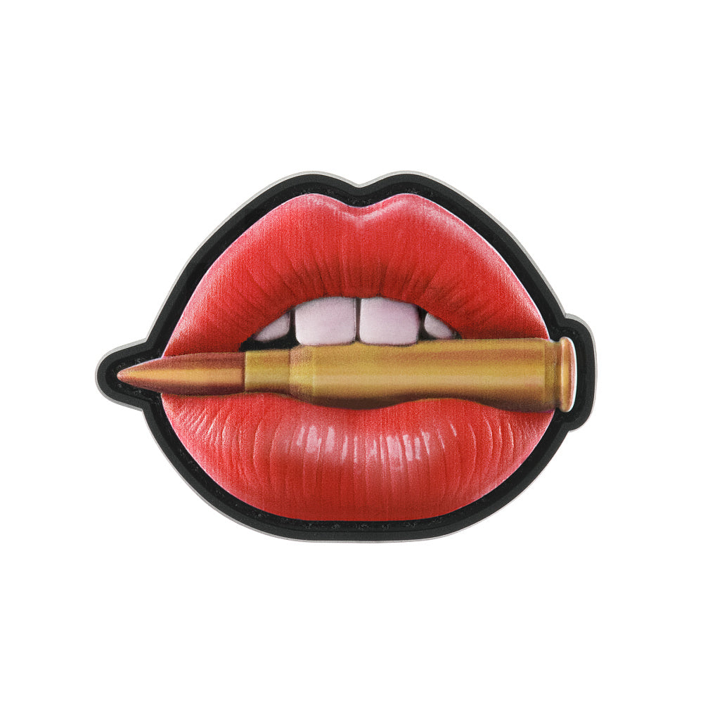 M-Tac Patch Pink Lips with Bullet PVC