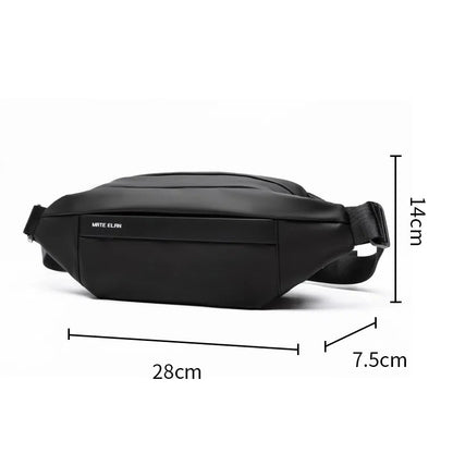 Chest bag men's small shoulder bag multifunctional trendy crossbody bag commuter mailman shoulder bag waist bag backpack