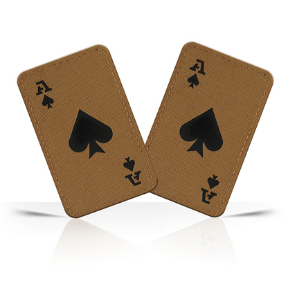 M-Tac patch Ace of Spades Laser Cut - (Set of 2)