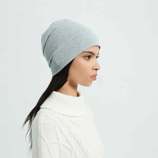 Adult Anti Radiation Protection Beanies Hat Women Men Versatile Faraday EMF Cap Half Silver Fiber RFID Blocking Electromagnetic