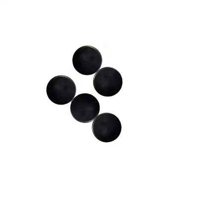 1/3/5pcs Shungite Graphite Small Round Tablet Laptop Mobile Phone Sticker,Christmas Back to School Season Graduation Season Gift