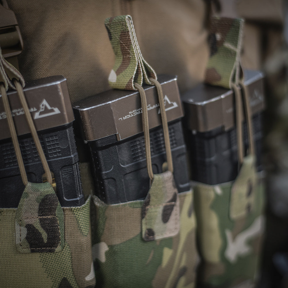 M-Tac Elastic Triple Mag Pouch Elite Laser Cut