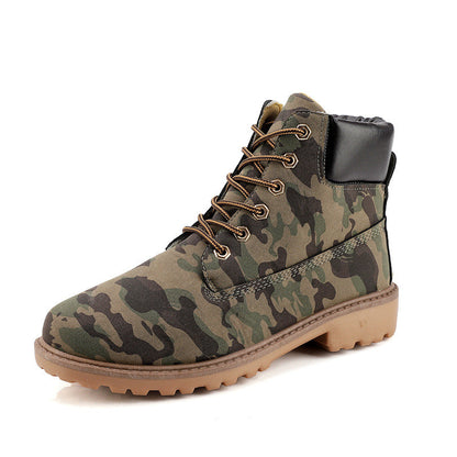 Fashionable high top Martin boots for men casual Baotou workwear shoes autumn and winter men's boots