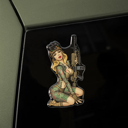 M-Tac Morale Sticker Tactical Girl