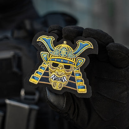 M-Tac Samurai Mask Embroidered Patch