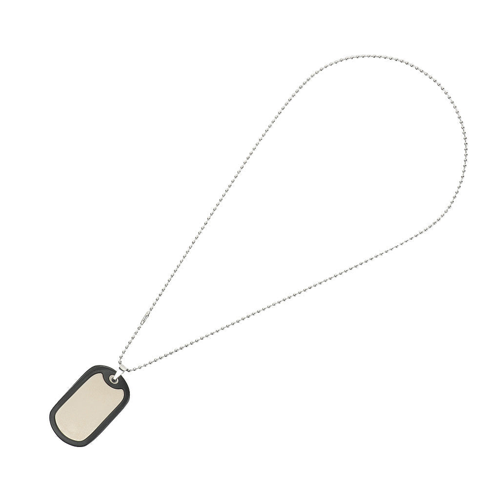 M-Tac Military Dog Tag with Rubber Silencer