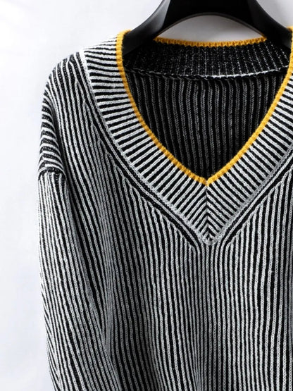 New casual pullover loose knit sweater