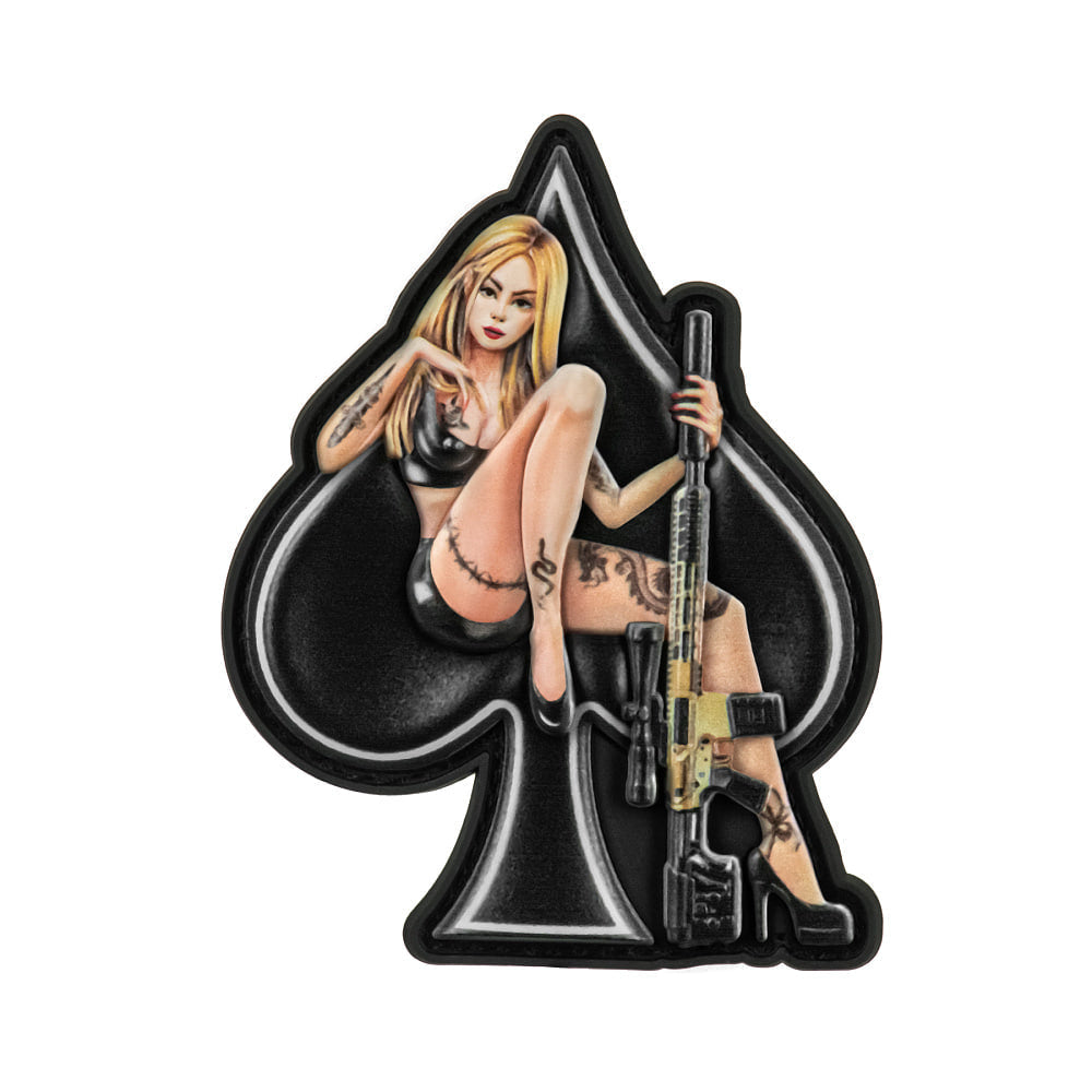 M-Tac Morale Patch Sniper Girl Ace PVC