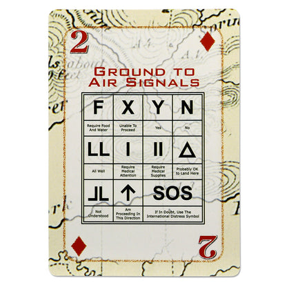 Quake Kits Survival Playing Cards | Essential Skills on Every Card