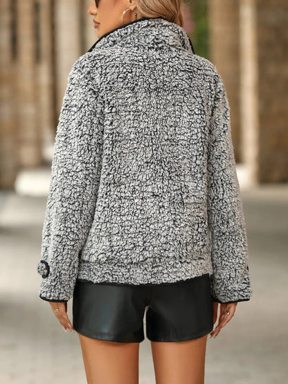 Pocketed Button Up Jacket