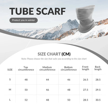 Double-Sided Fleece Integrated Face and Neck Warmer for Ultra Comfort