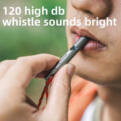 Titanium Survival Whistle 120dB Loud, Durable, Portable Outdoor Gear