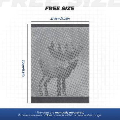 Warm Ski Face Mask - Reindeer Series, Skin-Friendly & Breathable