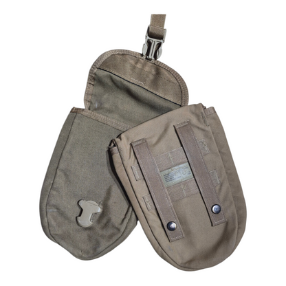 USMC Coyote Tan Entrenching Tool Carrier Pouch issued condition