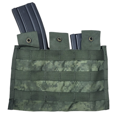 Forest Green dyed ACU Triple M4 Magazine Pouch USGI issued