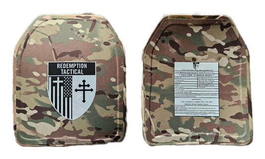 Double MULTI-CURVE | 10x12 Level IV Ballistic Female Multicurve Plates (Single Plate or as a Set)