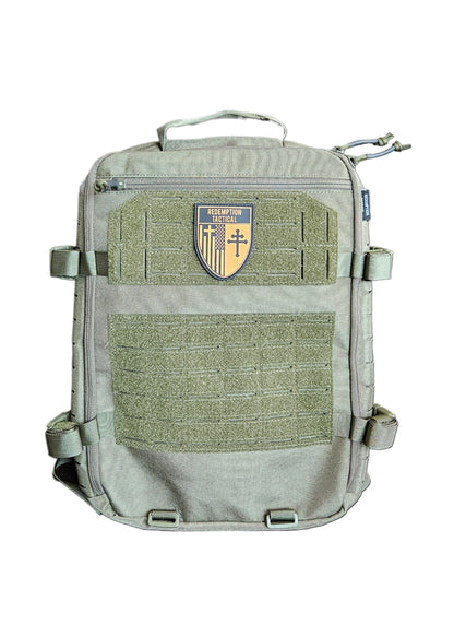 Redemption Tactical® Crusader Flatpack Plate Carrier Bag + Hydration Bladder